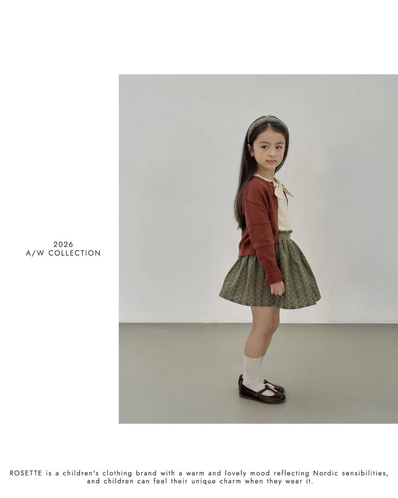 Rosette - Korean Children Fashion - #kidsshorts - Maple Skirt