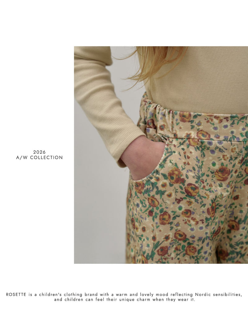 Rosette - Korean Children Fashion - #kidsshorts - More Pants (Flower) - 4