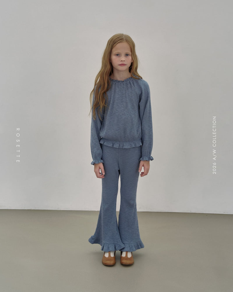 Rosette - Korean Children Fashion - #kidsstore - Belly Top & Bottom Set