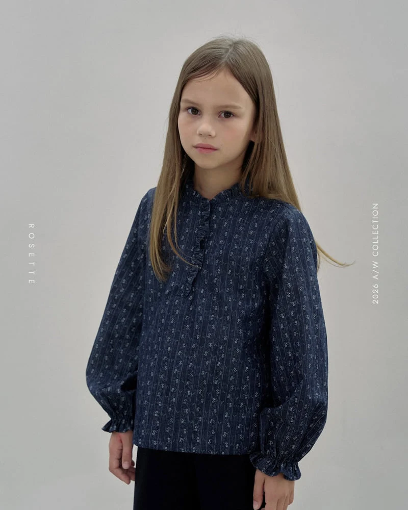 Rosette - Korean Children Fashion - #kidzfashiontrend - Liz Blouse