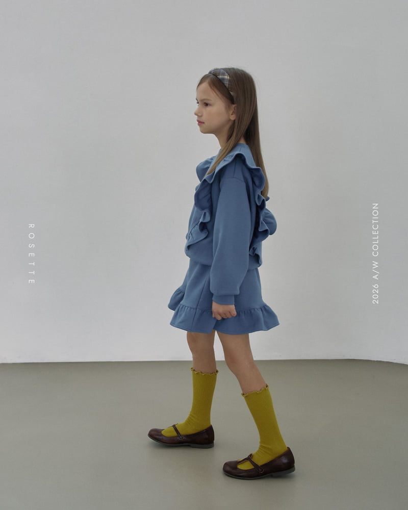 Rosette - Korean Children Fashion - #kidzfashiontrend - Ria Frill Sweatshirt - 11