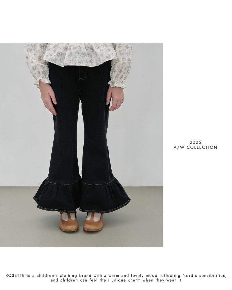 Rosette - Korean Children Fashion - #kidzfashiontrend - Raina Frill Pants - 10