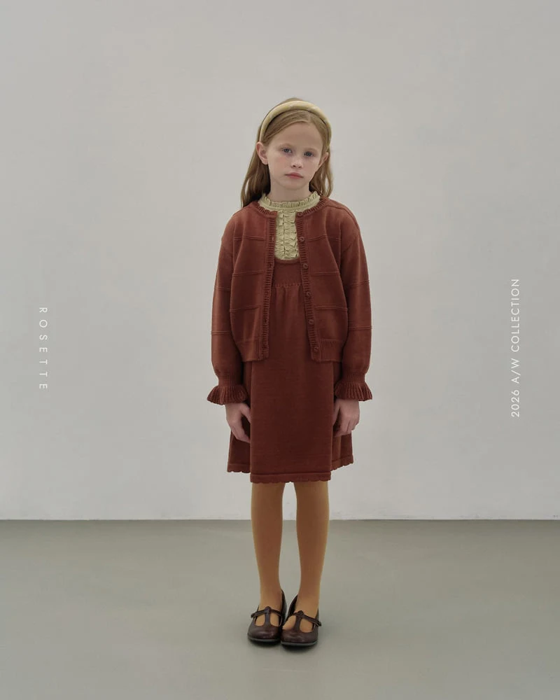 Rosette - Korean Children Fashion - #magicofchildhood - Kate Knit Dress