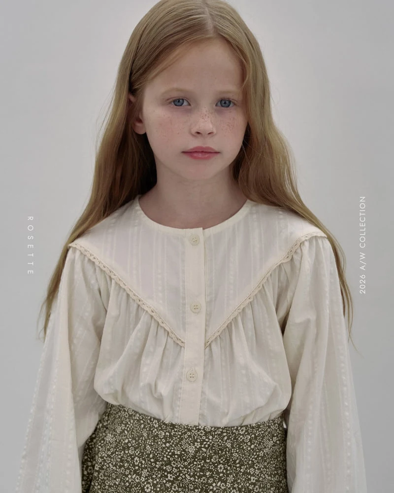Rosette - Korean Children Fashion - #magicofchildhood - Evelyn Blouse
