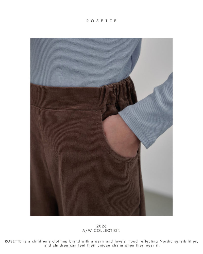 Rosette - Korean Children Fashion - #minifashionista - More Pants (Brown) - 3