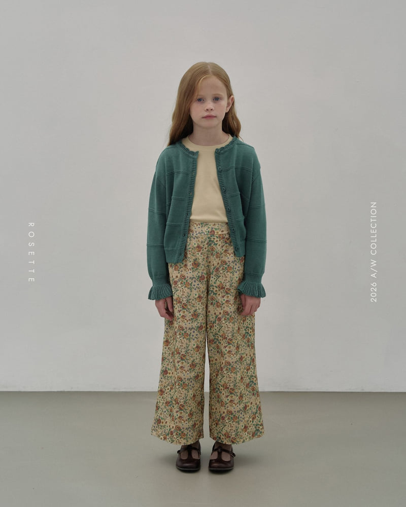 Rosette - Korean Children Fashion - #minifashionista - More Pants (Flower) - 9