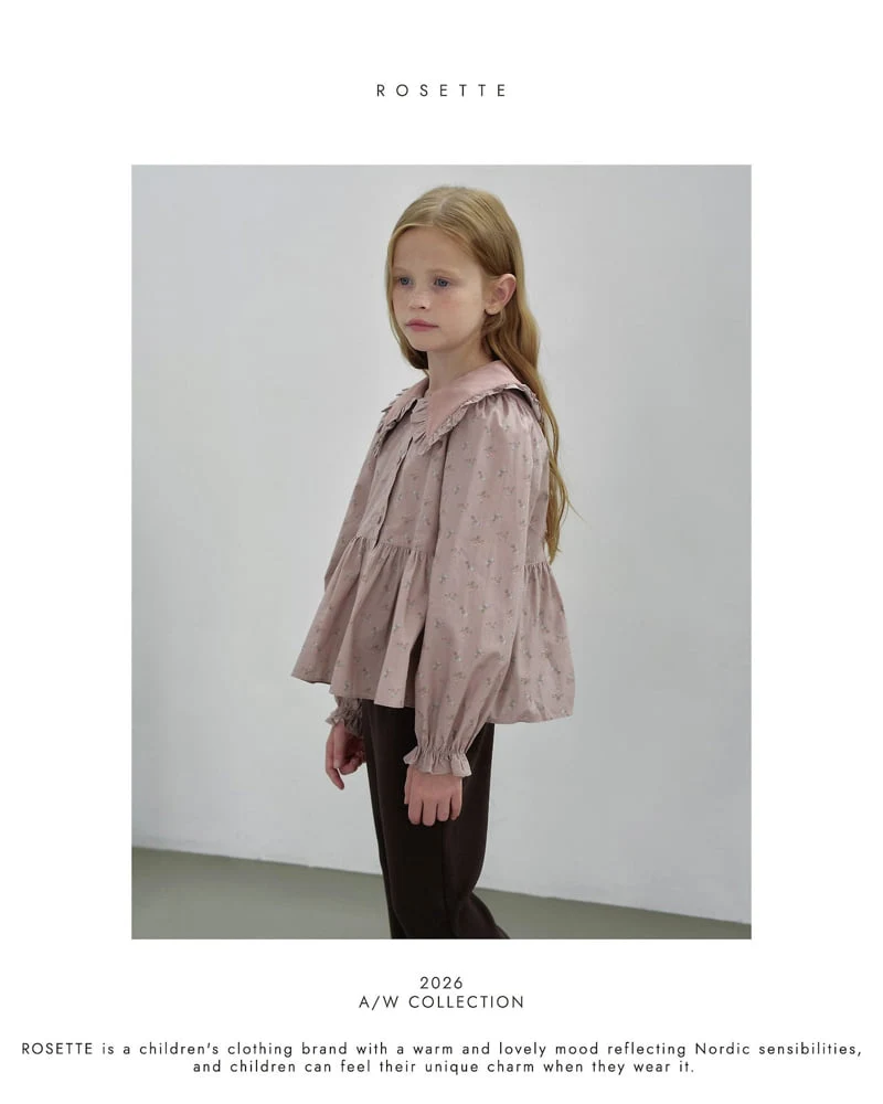 Rosette - Korean Children Fashion - #minifashionista - Floral Blouse - 8