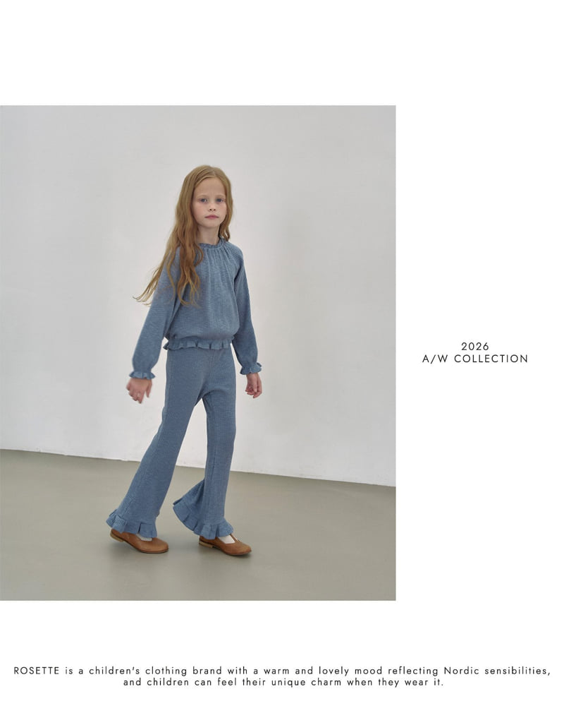 Rosette - Korean Children Fashion - #minifashionista - Belly Top & Bottom Set - 6
