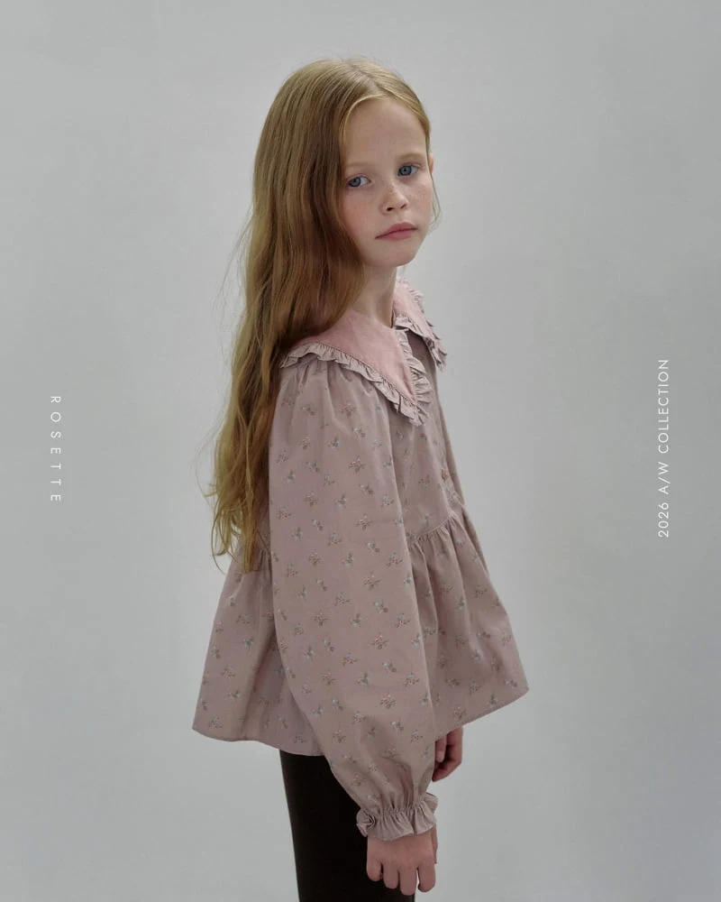 Rosette - Korean Children Fashion - #prettylittlegirls - Floral Blouse - 9