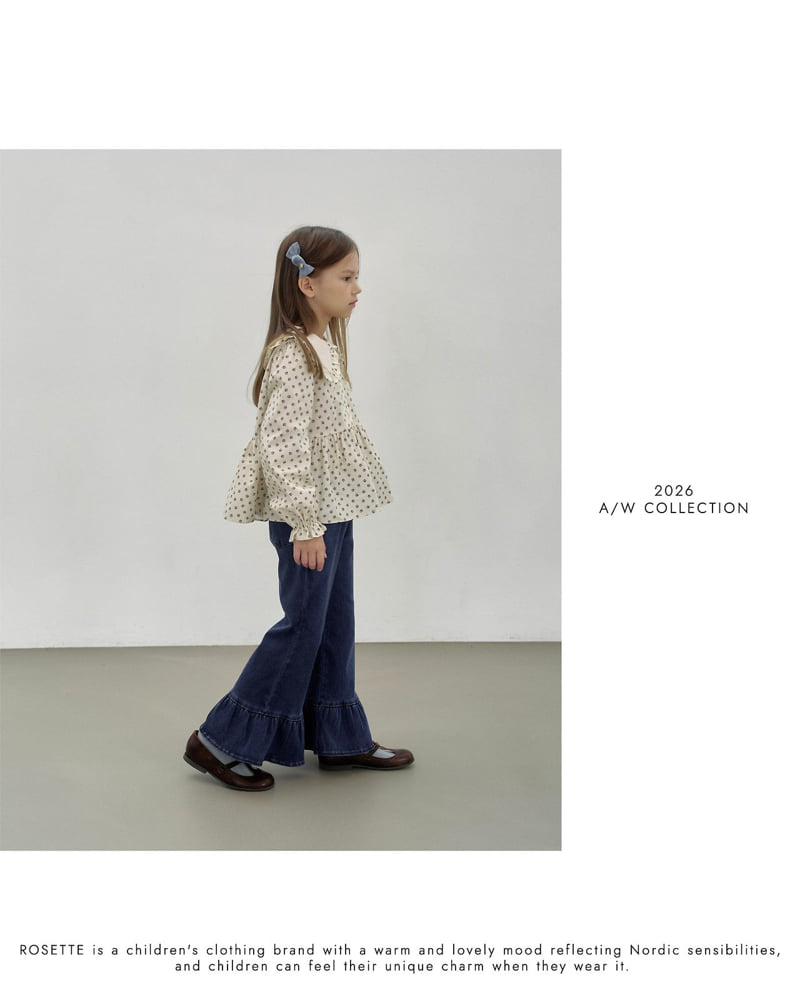 Rosette - Korean Children Fashion - #prettylittlegirls - Raina Frill Pants