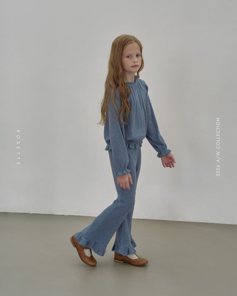 Rosette - Korean Children Fashion - #prettylittlegirls - Belly Top & Bottom Set - 7