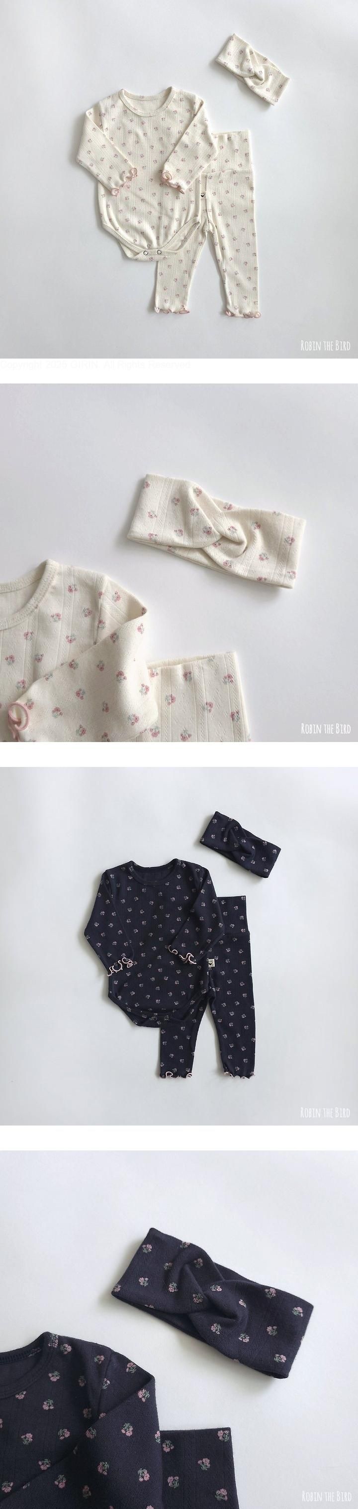 Saerobin - Korean Baby Fashion - #babyfashion - Floral Eyelet Hairband