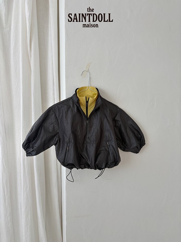 Saint Doll - Korean Children Fashion - #Kfashion4kids - Double Up Half-Zip Windbreaker - 8