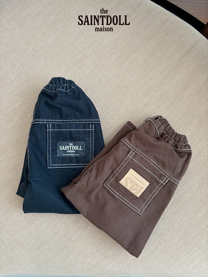 Saint Doll - Korean Children Fashion - #childofig - Curved Pants - 7