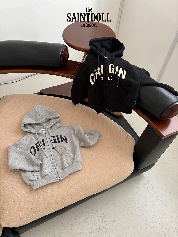 Saint Doll - Korean Children Fashion - #childofig - Autumn Hooded Zip-Up