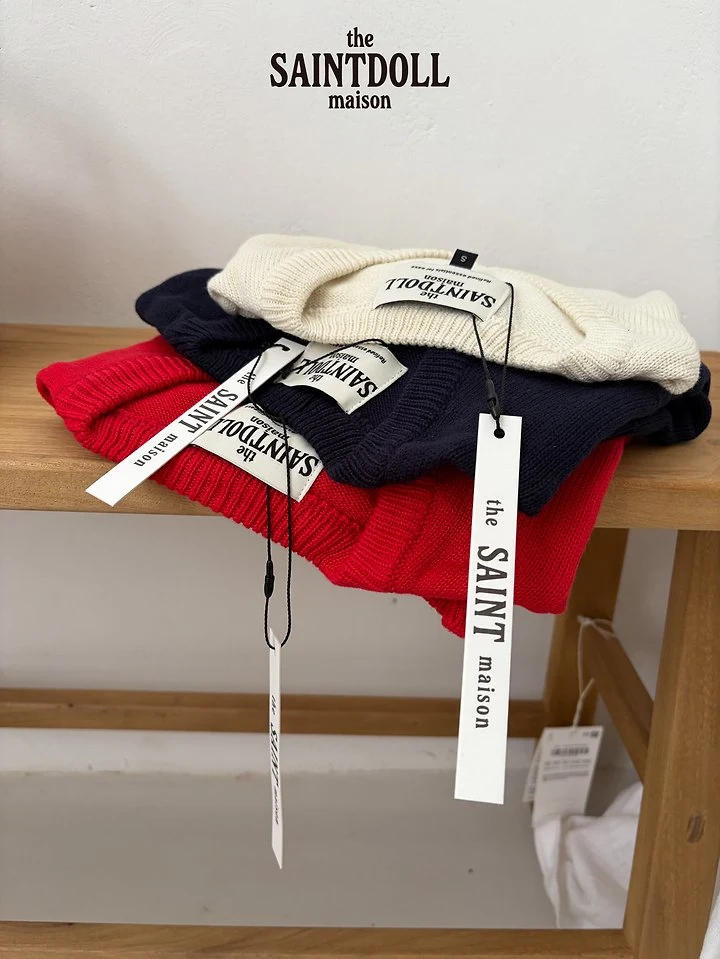 Saint Doll - Korean Children Fashion - #childrensboutique - V-Neck Knit - 7