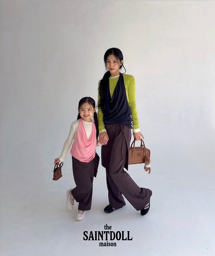 Saint Doll - Korean Children Fashion - #childrensboutique - Wrap Boots Cut Pants - 11