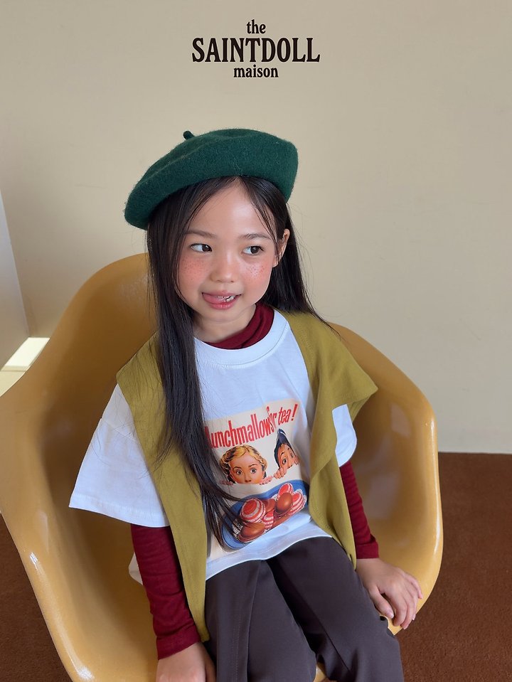 Saint Doll - Korean Children Fashion - #childrensboutique - Chocolate Short Sleeve Tee - 10