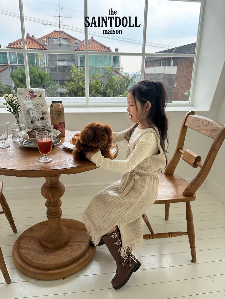 Saint Doll - Korean Children Fashion - #childrensboutique - Tassel Long Dress - 6