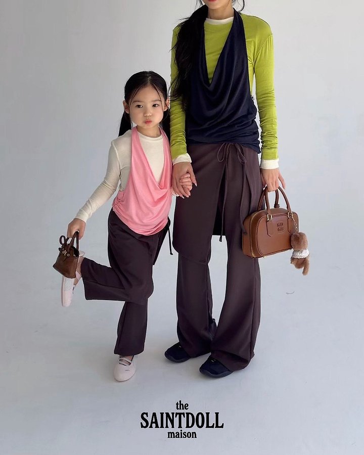 Saint Doll - Korean Children Fashion - #designkidswear - Wrap Boots Cut Pants - 12