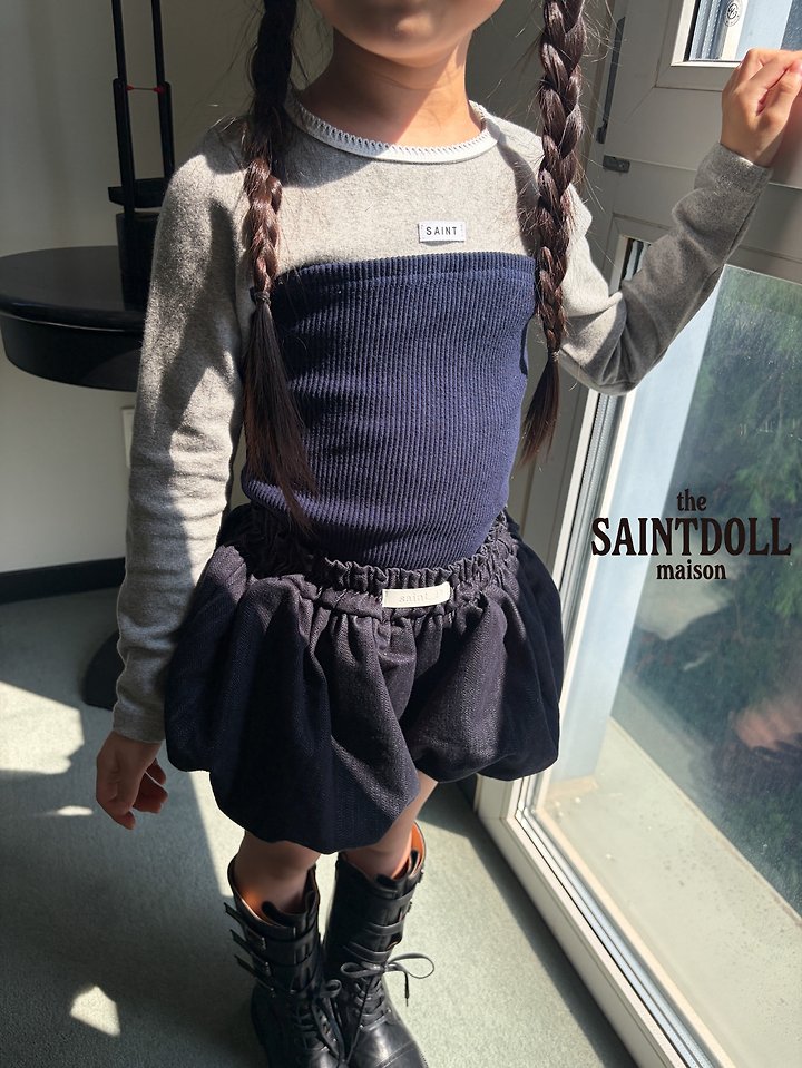 Saint Doll - Korean Children Fashion - #designkidswear - Color Block Tee - 10