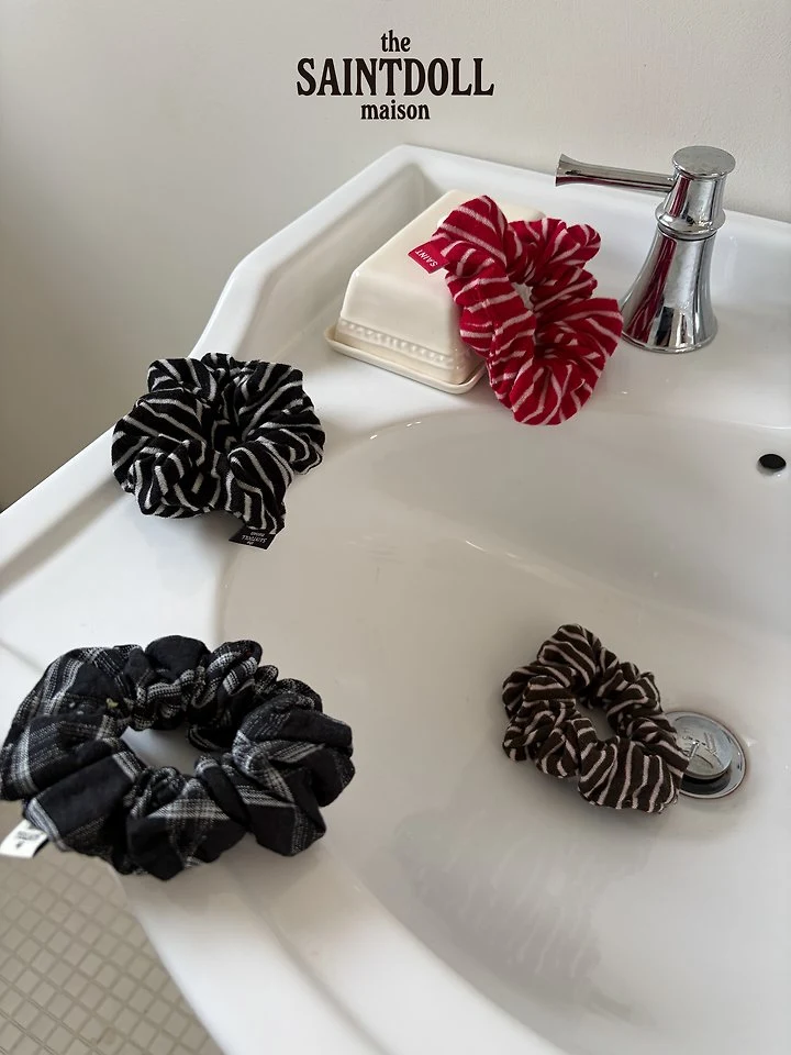 Saint Doll - Korean Children Fashion - #designkidswear - Pattern Scrunchie