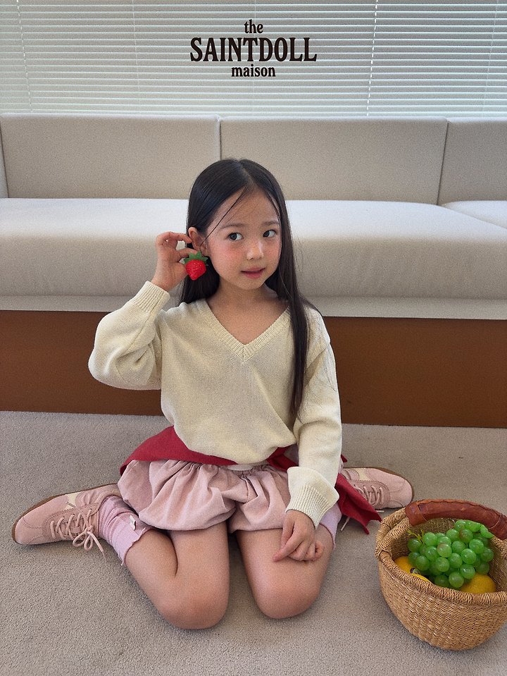 Saint Doll - Korean Children Fashion - #discoveringself - V-Neck Knit - 9