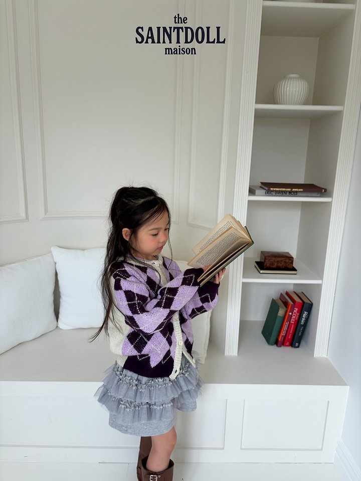 Saint Doll - Korean Children Fashion - #discoveringself - Argyle Cardigan - 8