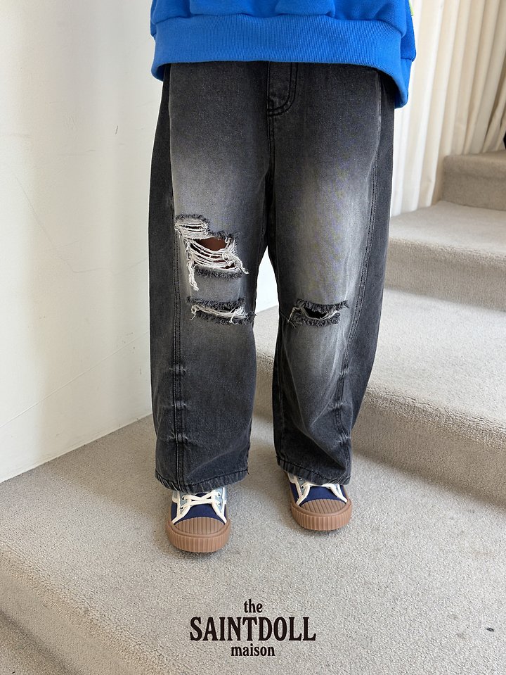 Saint Doll - Korean Children Fashion - #discoveringself - Dart Wide Jeans - 6