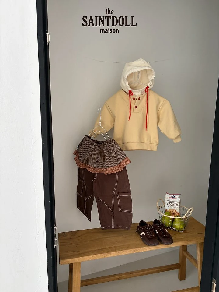 Saint Doll - Korean Children Fashion - #discoveringself - Half Open Button Sweatshirt - 7