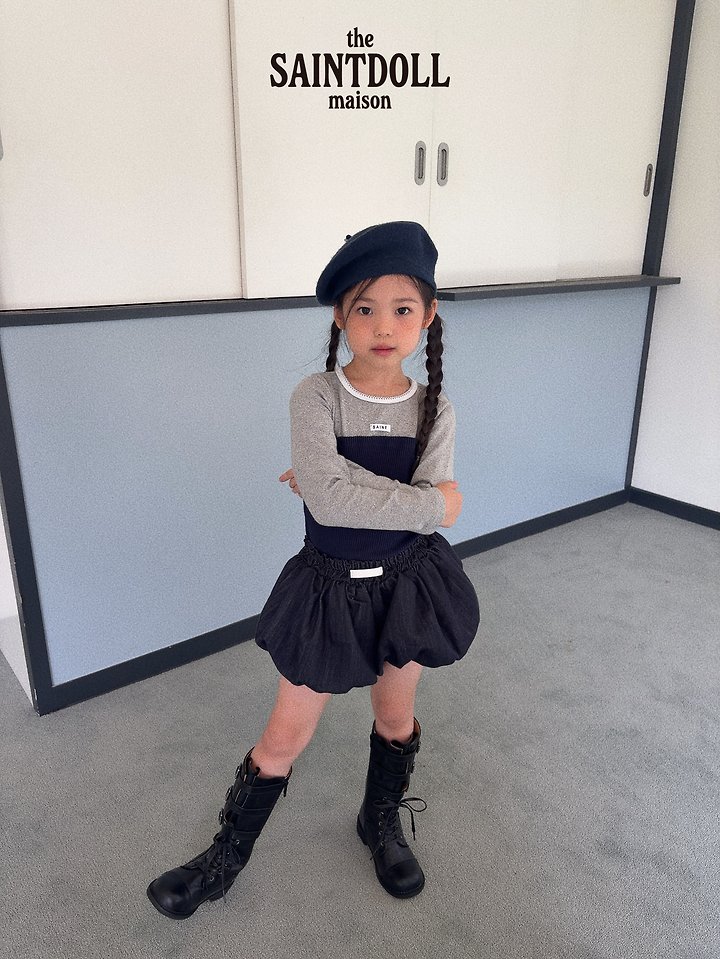 Saint Doll - Korean Children Fashion - #fashionkids - Color Block Tee - 12