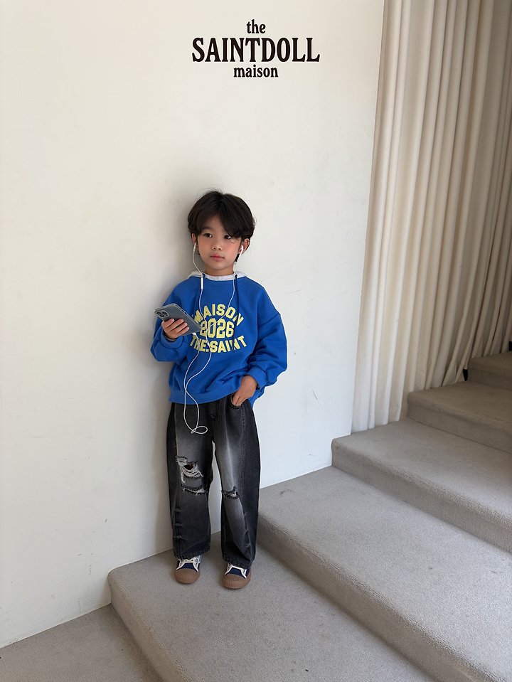 Saint Doll - Korean Children Fashion - #fashionkids - Dart Wide Jeans - 7