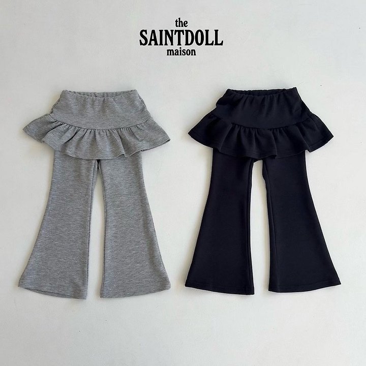 Saint Doll - Korean Children Fashion - #kidsshorts - Skirt Layered Pants