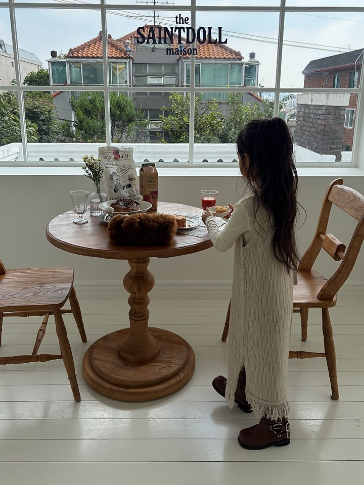 Saint Doll - Korean Children Fashion - #kidzfashiontrend - Tassel Long Dress - 12