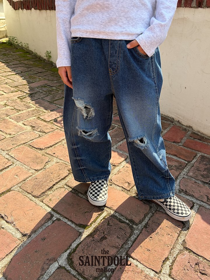 Saint Doll - Korean Children Fashion - #littlefashionista - Dart Wide Jeans - 12