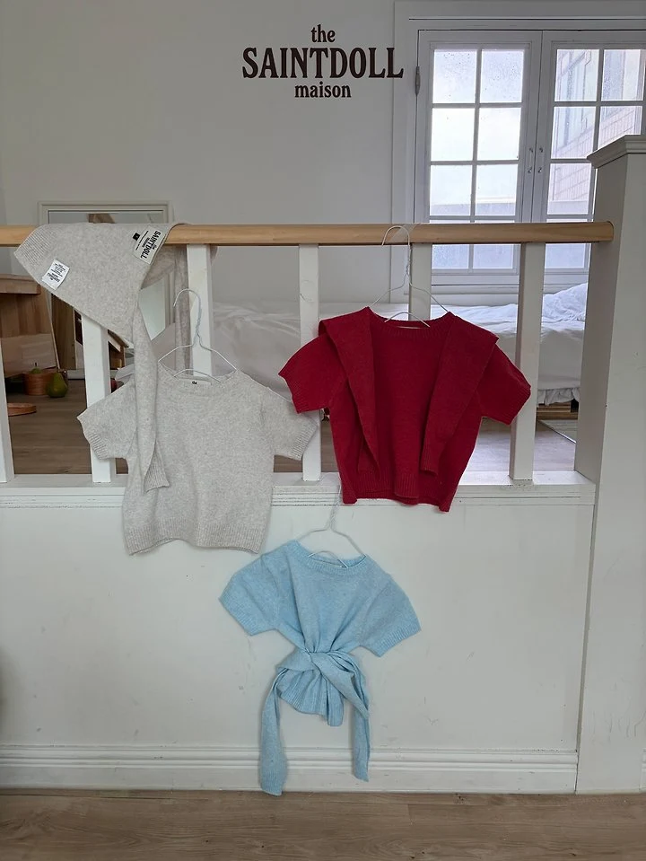 Saint Doll - Korean Children Fashion - #magicofchildhood - Half-Sleeve Round Tee