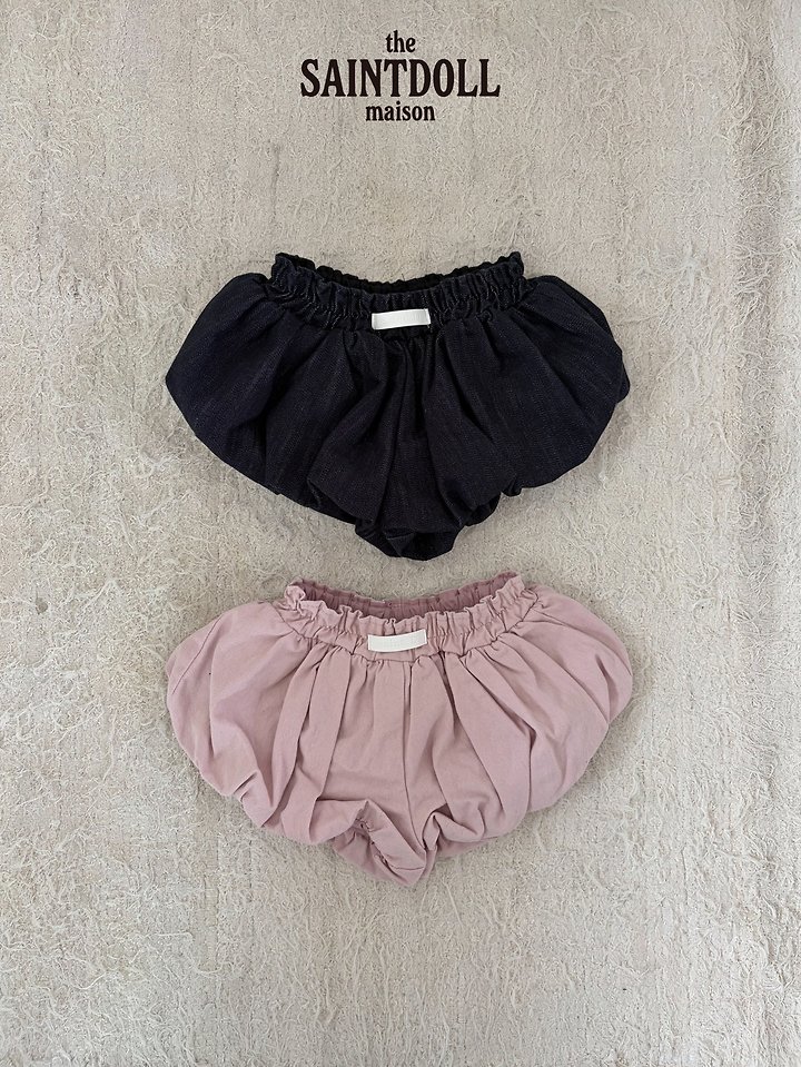 Saint Doll - Korean Children Fashion - #minifashionista - Denim Balloon Shorts