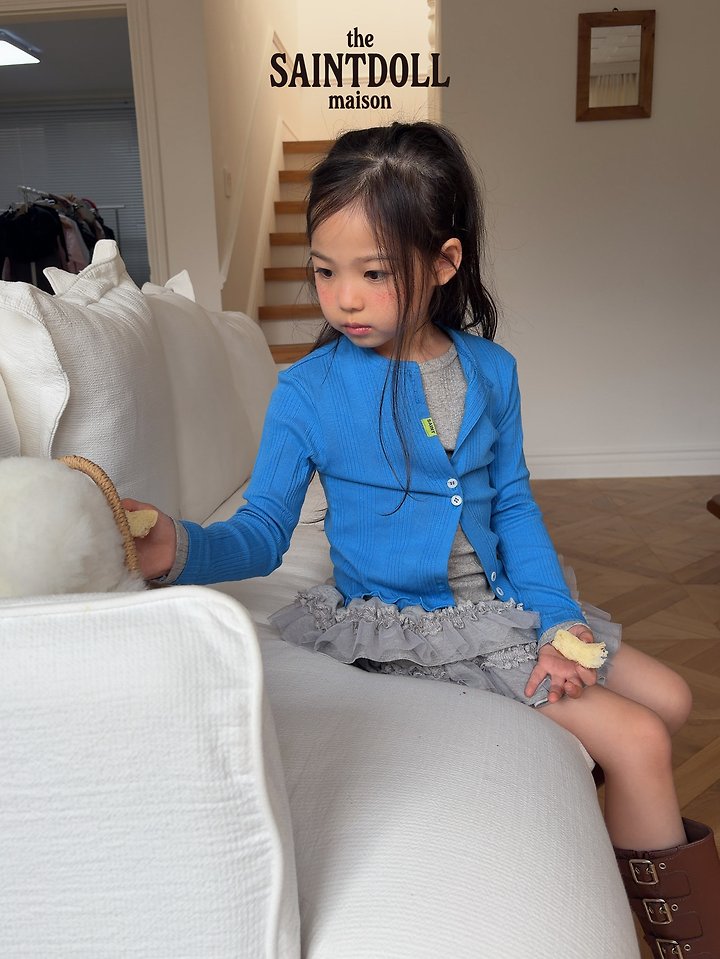 Saint Doll - Korean Children Fashion - #minifashionista - Button Cardigan - 7