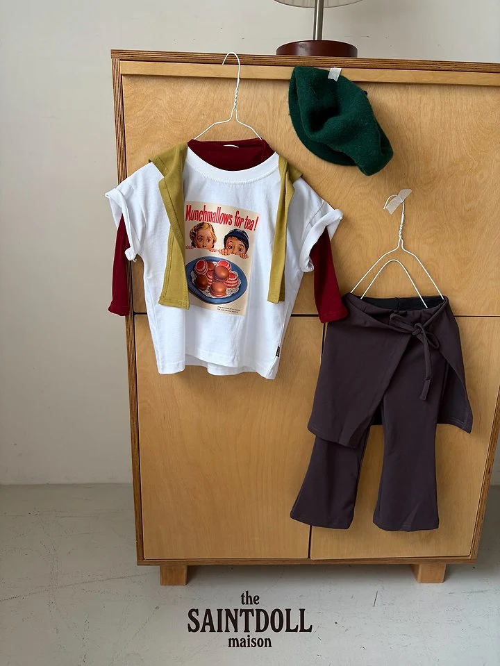 Saint Doll - Korean Children Fashion - #magicofchildhood - Chocolate Short Sleeve Tee - 4