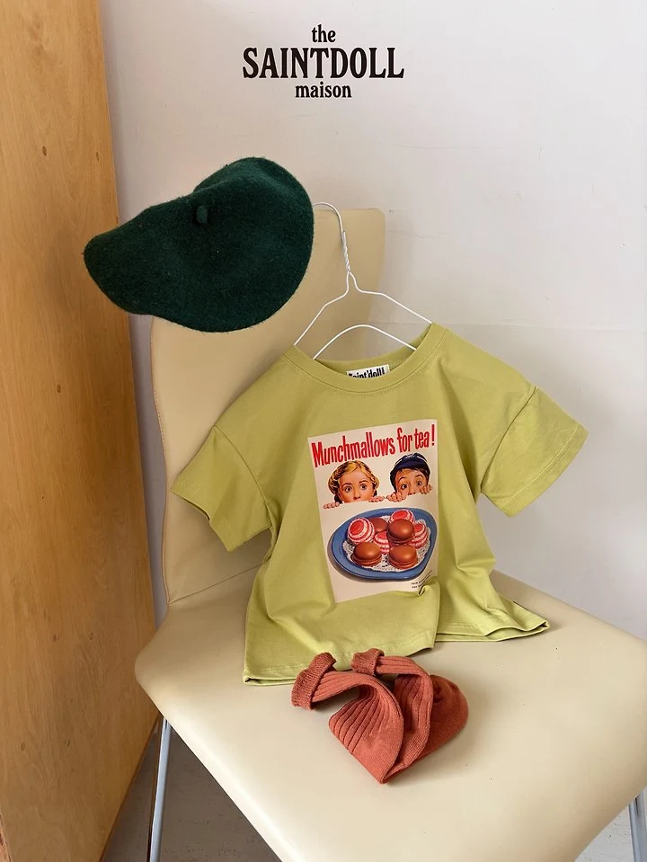 Saint Doll - Korean Children Fashion - #prettylittlegirls - Chocolate Short Sleeve Tee - 5