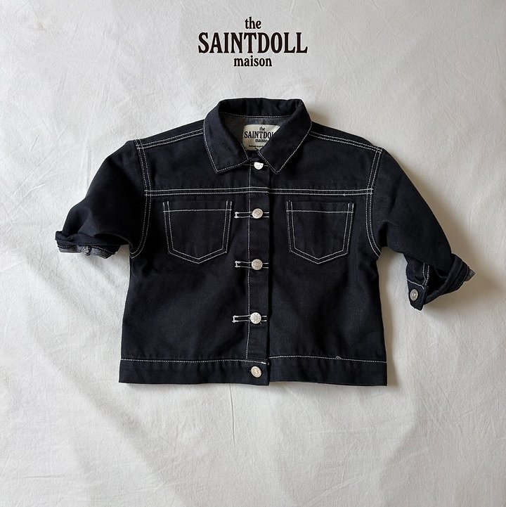 Saint Doll - Korean Children Fashion - #prettylittlegirls - Bote Denim Jacket