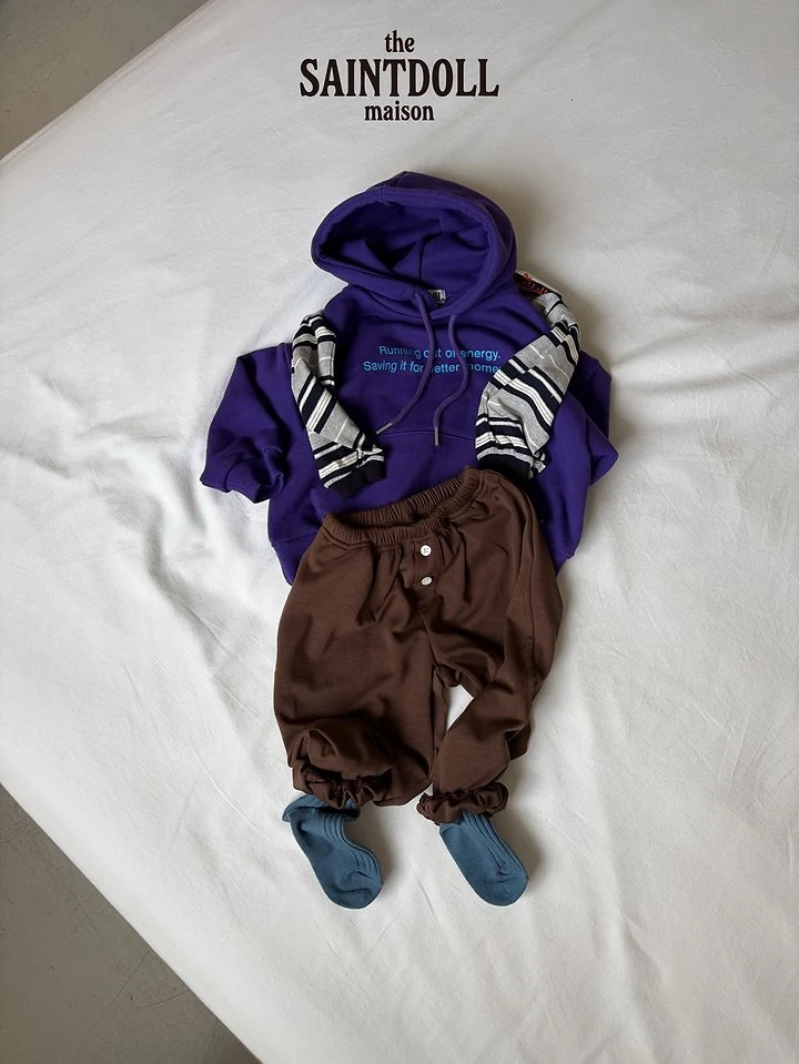 Saint Doll - Korean Children Fashion - #stylishchildhood - Running Hooded Sweatshirt - 7