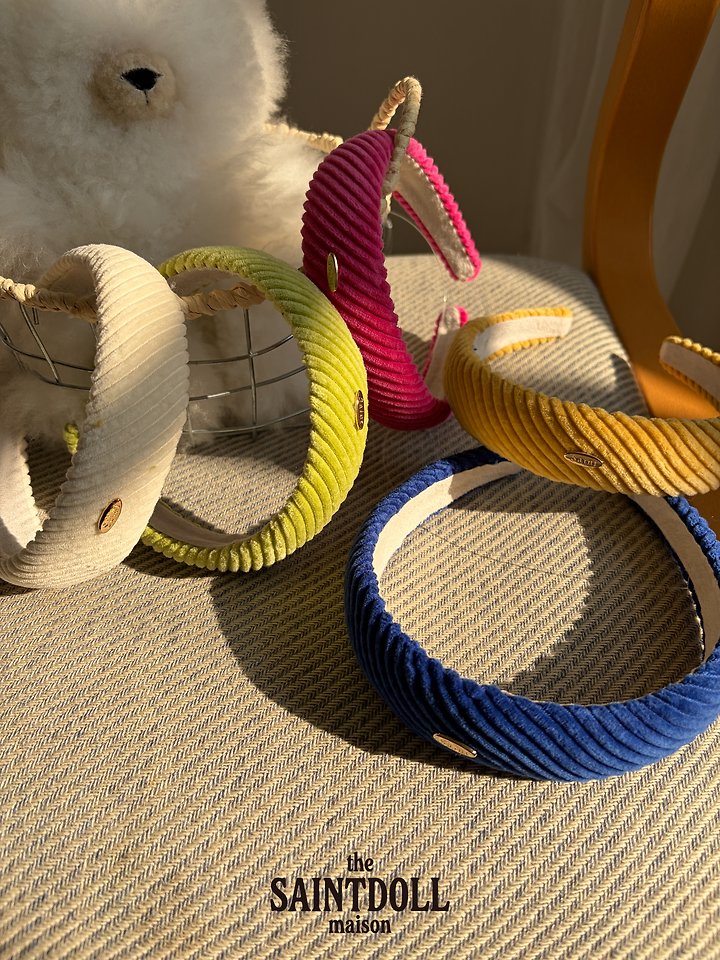 Saint Doll - Korean Children Fashion - #todddlerfashion - Corduroy Hairband