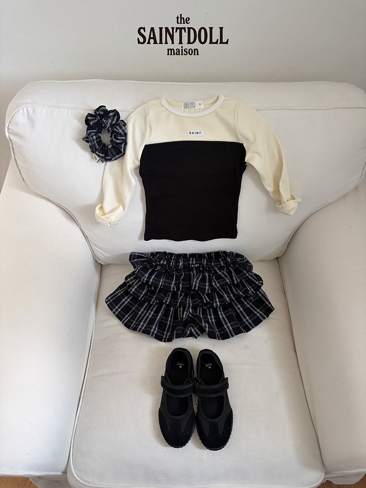 Saint Doll - Korean Children Fashion - #todddlerfashion - Color Block Tee - 5