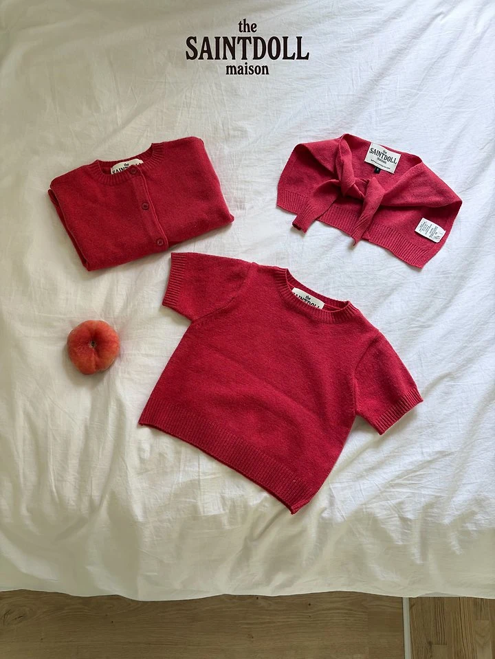 Saint Doll - Korean Children Fashion - #toddlerclothing - Half-Sleeve Round Tee - 5