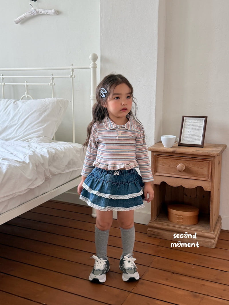 Second Moment - Korean Children Fashion - #Kfashion4kids - Mychew Collar Lace Tee - 11