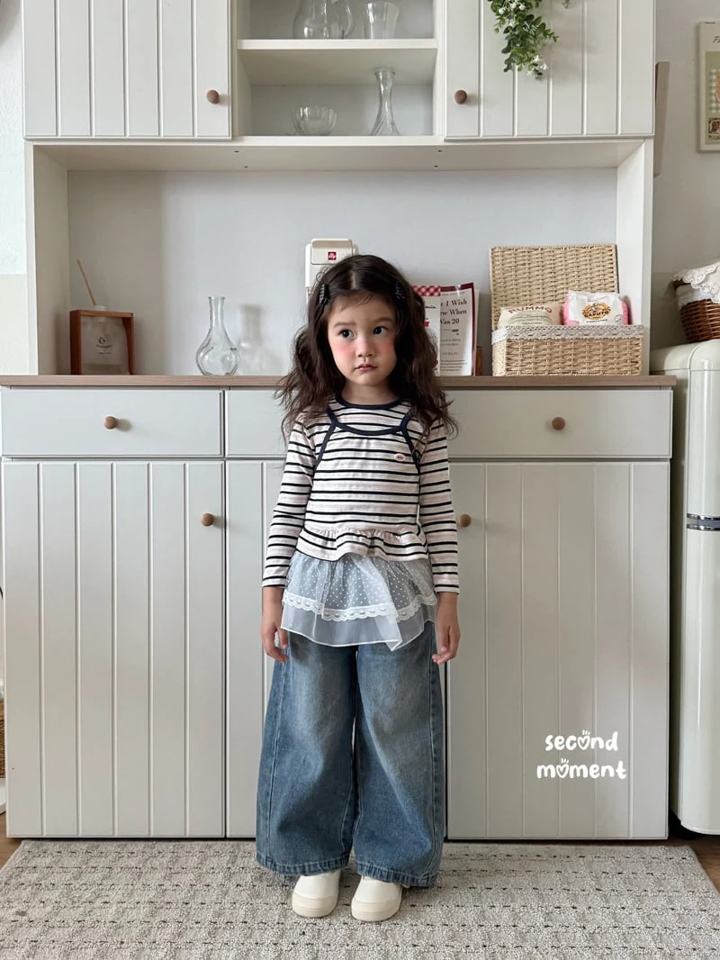 Second Moment - Korean Children Fashion - #Kfashion4kids - Barbie Frill Tee - 5