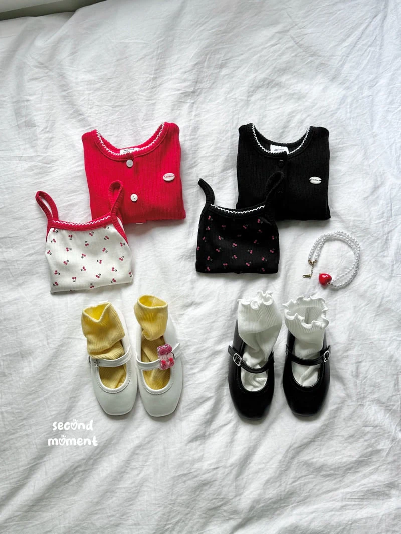 Second Moment - Korean Children Fashion - #Kfashion4kids - Cherry Cardigan Set - 3