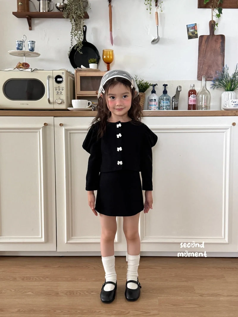 Second Moment - Korean Children Fashion - #childofig - Ribbon One-Piece Set - 8