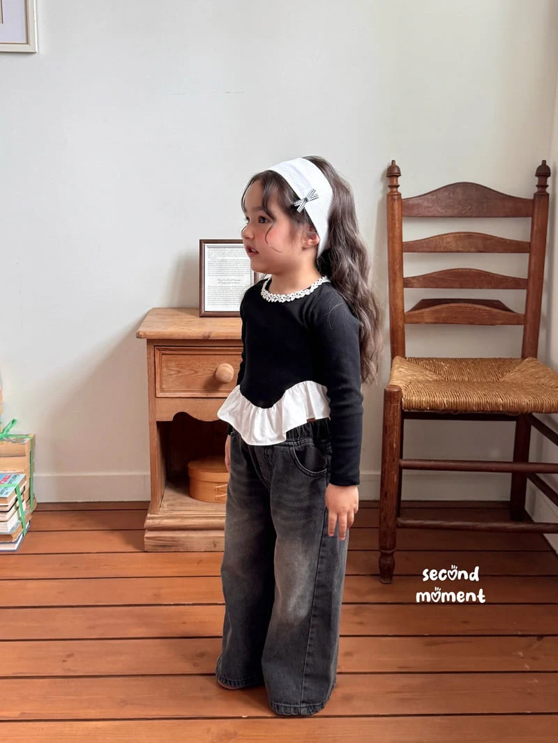Second Moment - Korean Children Fashion - #childofig - Jupiter Ribbon Tee - 5